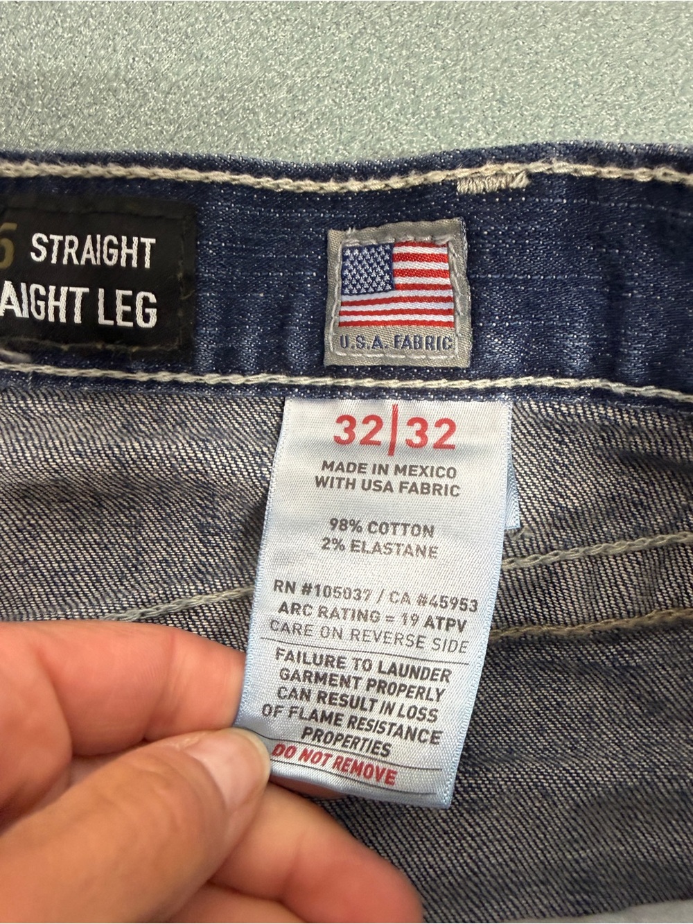 ARIAT M5 FR CAT 2112 Dura Stretch Straight Fit Straight Leg Men’s Jeans 32/32 - Picture 9 of 14